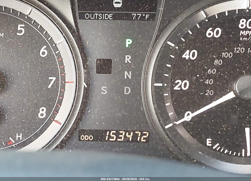2007 LEXUS ES 350 VIN: JTHBJ46G272023911
