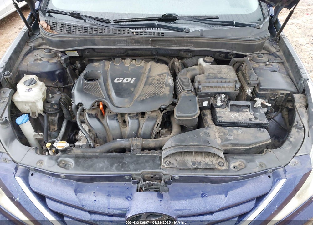 2012 HYUNDAI SONATA GLS PZEV VIN: 5NPEB4AC4CH334426