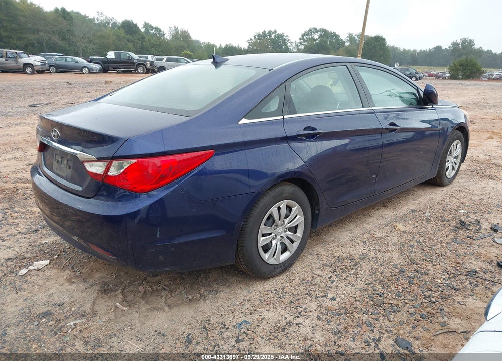 2012 HYUNDAI SONATA GLS PZEV VIN: 5NPEB4AC4CH334426
