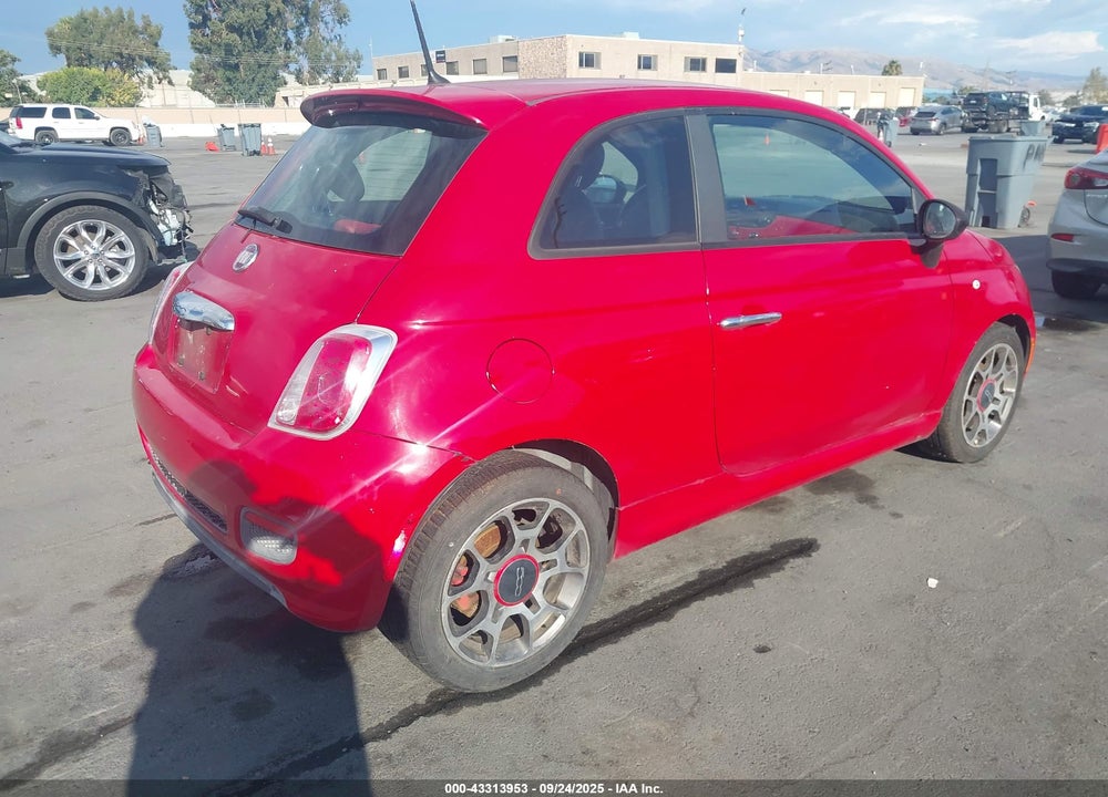 2013 FIAT 500 VIN: 3C3CFFBR6DT739784
