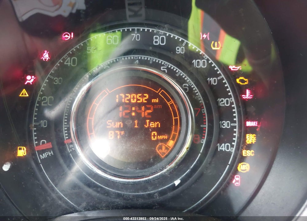 2013 FIAT 500 VIN: 3C3CFFBR6DT739784