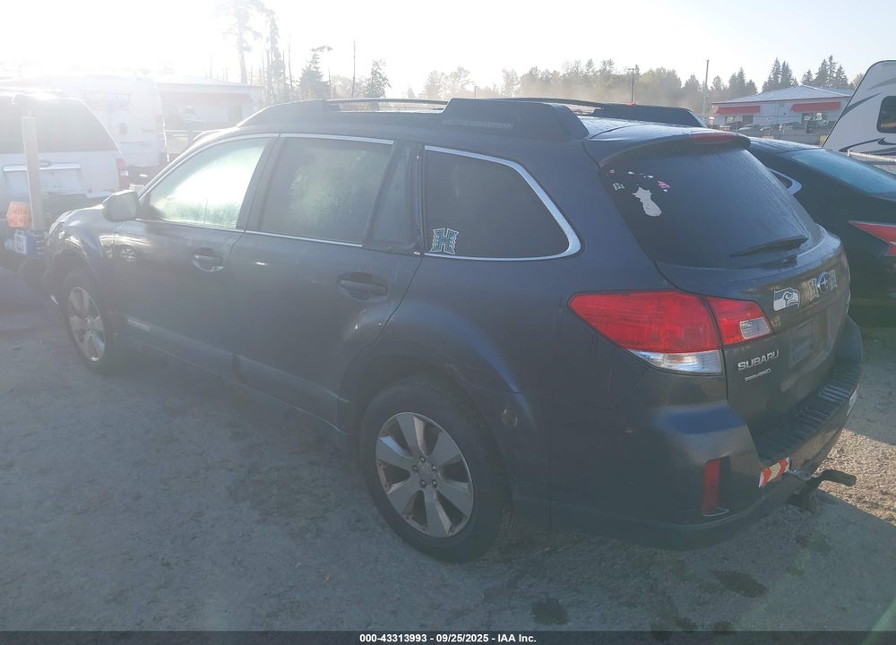 2012 SUBARU OUTBACK VIN: 4S4BRBCC0C3287631