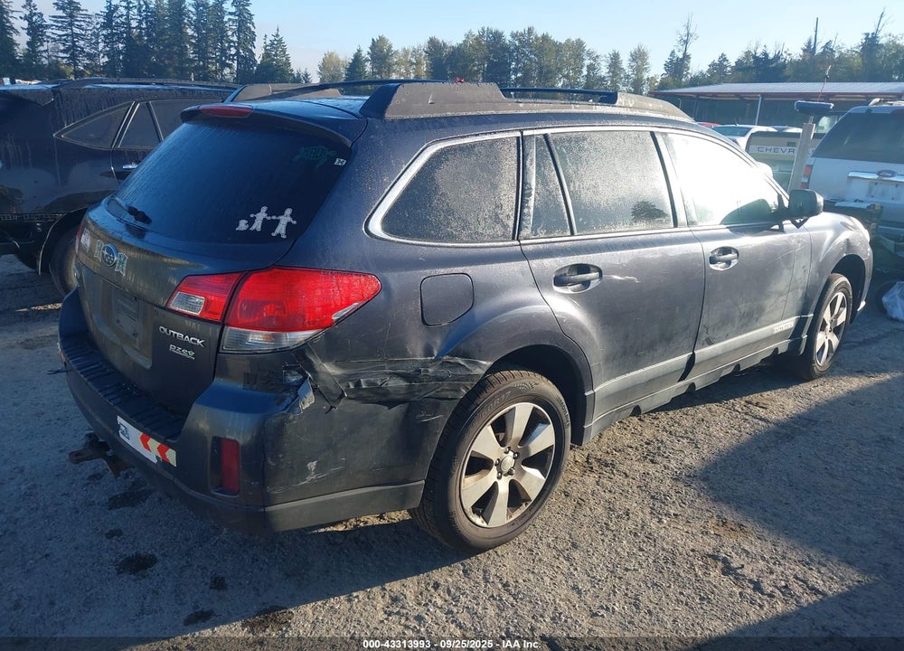 2012 SUBARU OUTBACK VIN: 4S4BRBCC0C3287631