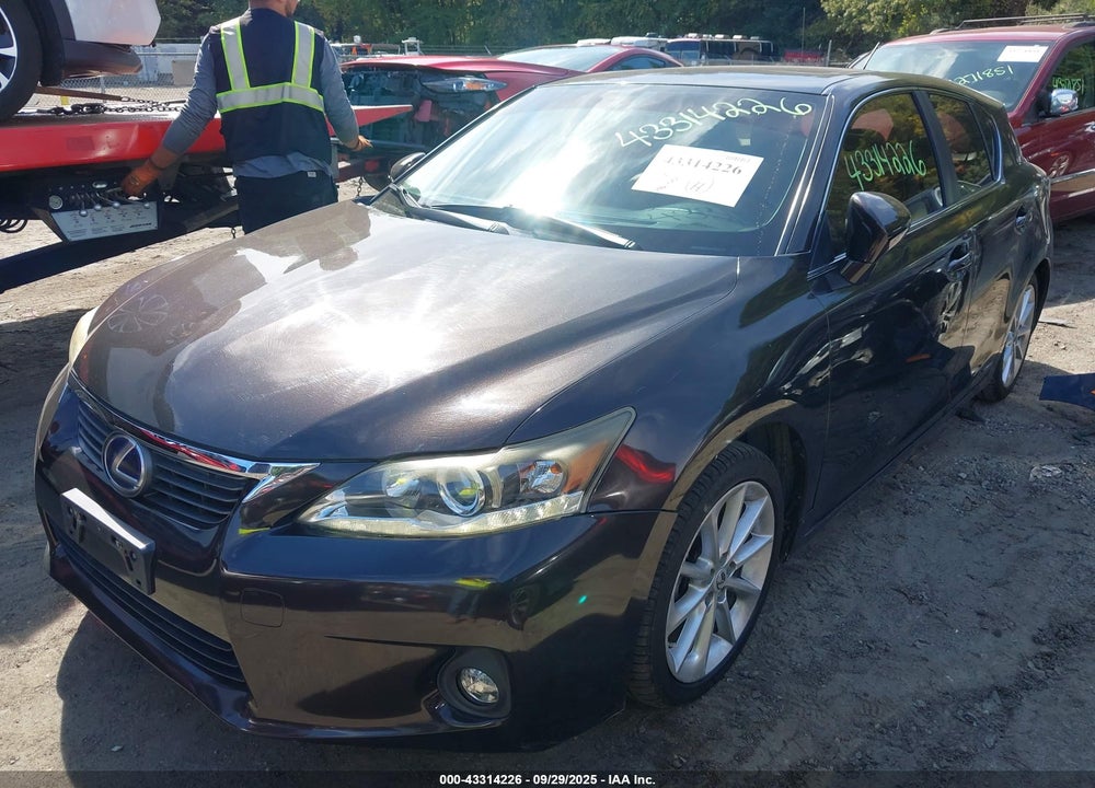 2011 LEXUS CT 200H VIN: JTHKD5BH8B2016238