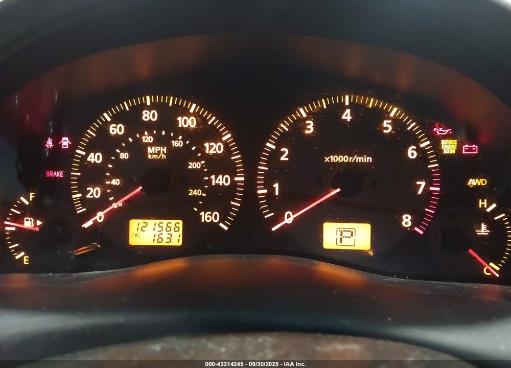 2004 INFINITI G35X VIN: JNKCV51F34M704737