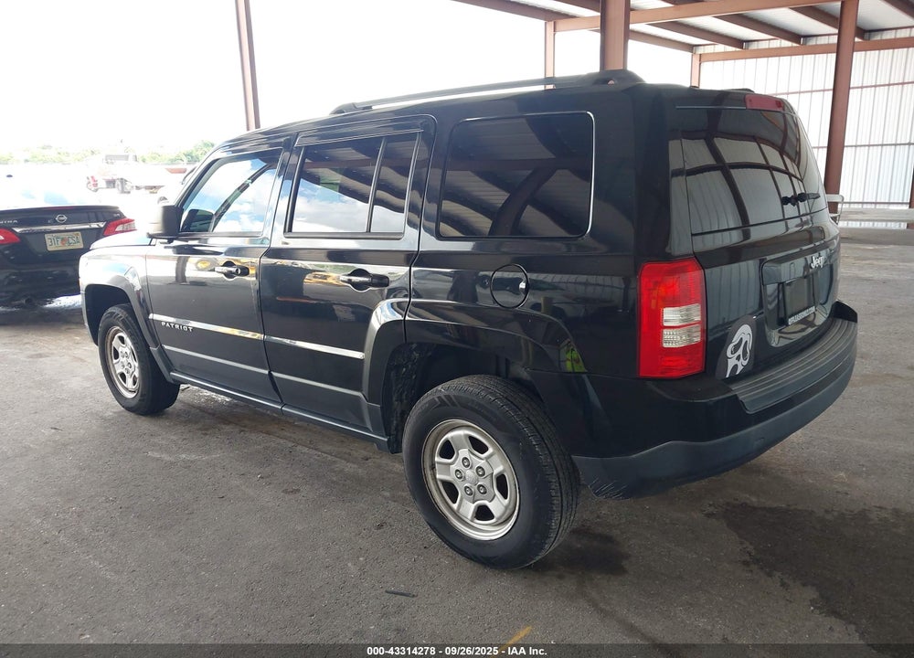 2016 JEEP PATRIOT VIN: 1C4NJPBA3GD734958