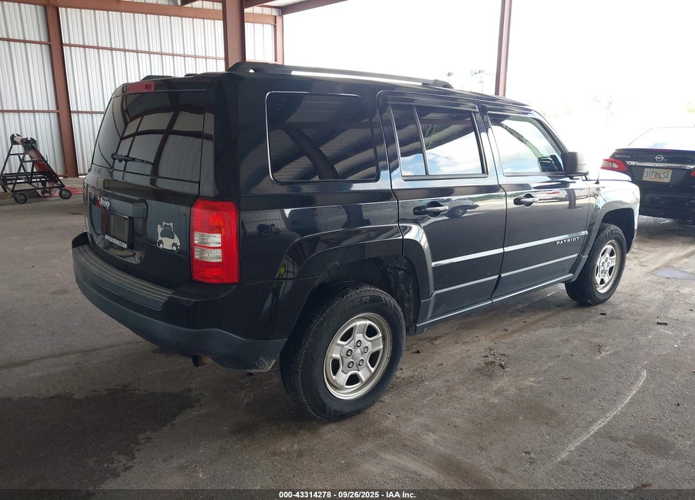 2016 JEEP PATRIOT VIN: 1C4NJPBA3GD734958