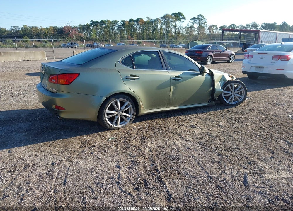 2006 LEXUS IS 250 VIN: JTHBK262762018840