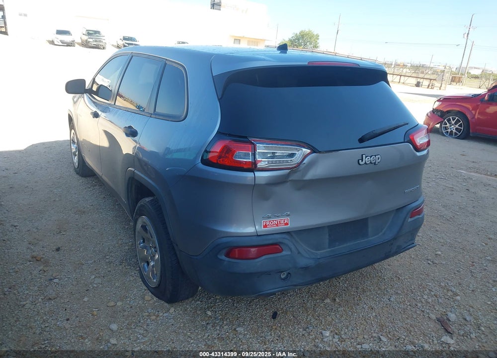 2016 JEEP CHEROKEE VIN: 1C4PJMAB5GW117003