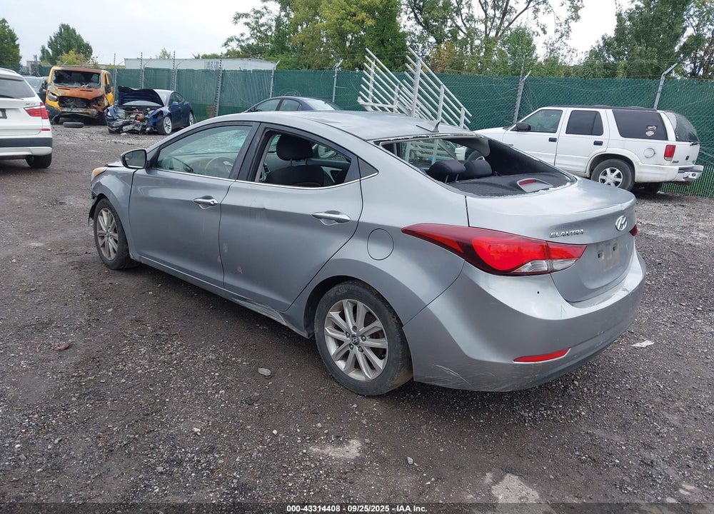2015 HYUNDAI ELANTRA SE VIN: KMHDH4AE7FU344921