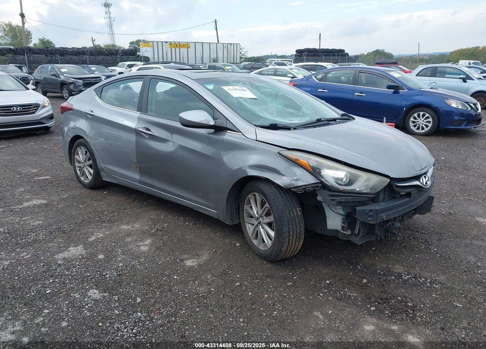 2015 HYUNDAI ELANTRA SE VIN: KMHDH4AE7FU344921