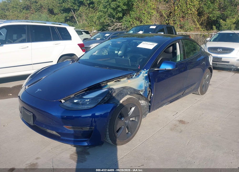 2022 TESLA MODEL 3 REAR-WHEEL DRIVE VIN: 5YJ3E1EA1NF113535