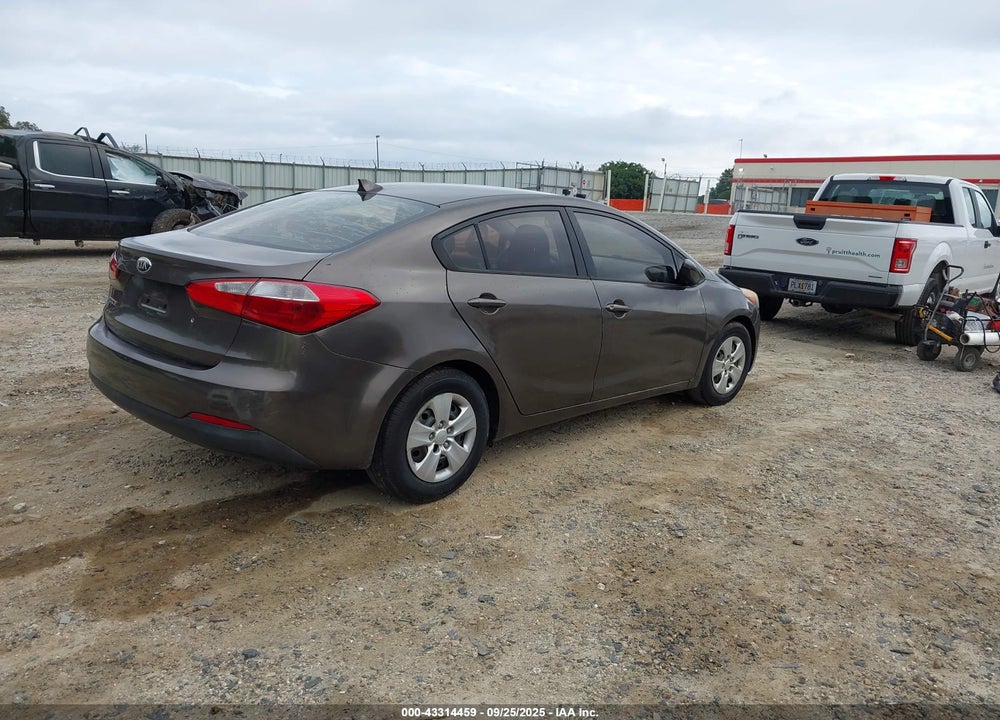 2014 KIA FORTE LX VIN: KNAFK4A63E5062918