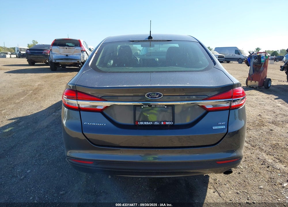 2017 FORD FUSION SE VIN: 3FA6P0HD8HR348532