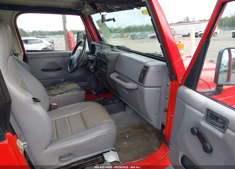 1998 JEEP WRANGLER SE VIN: 1J4FY29P3WP805161