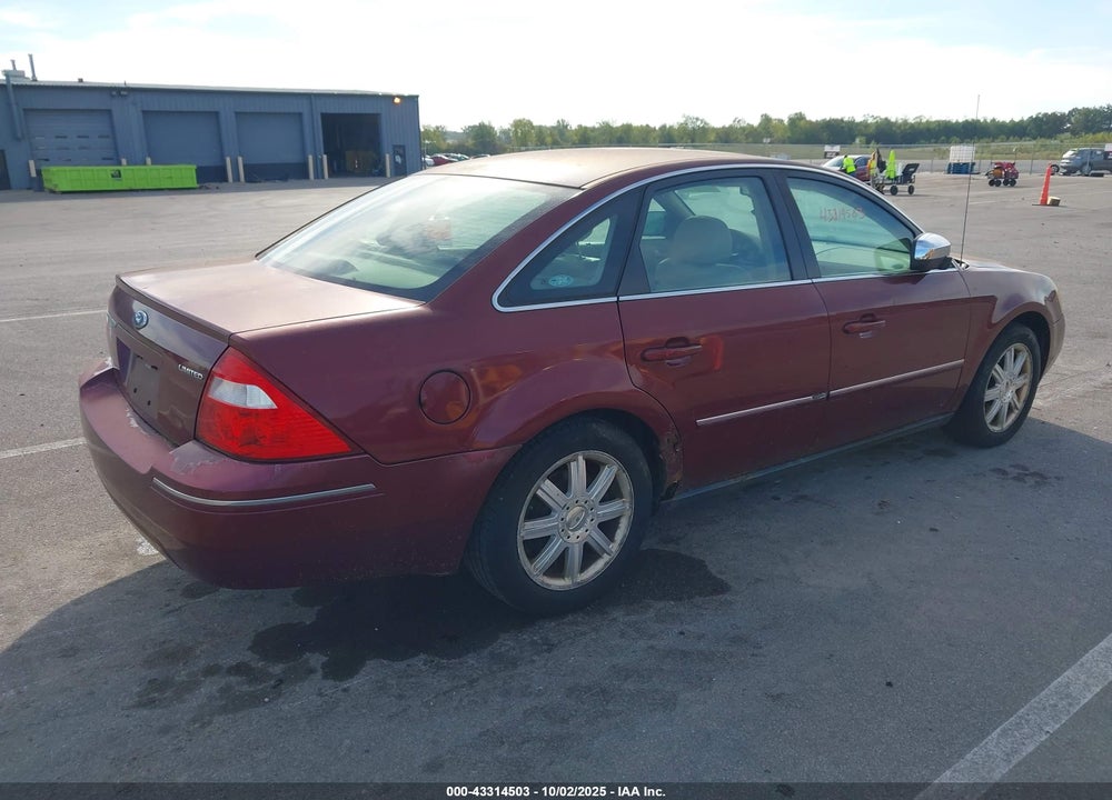 2005 FORD FIVE HUNDRED VIN: 1FAHP25145G105186
