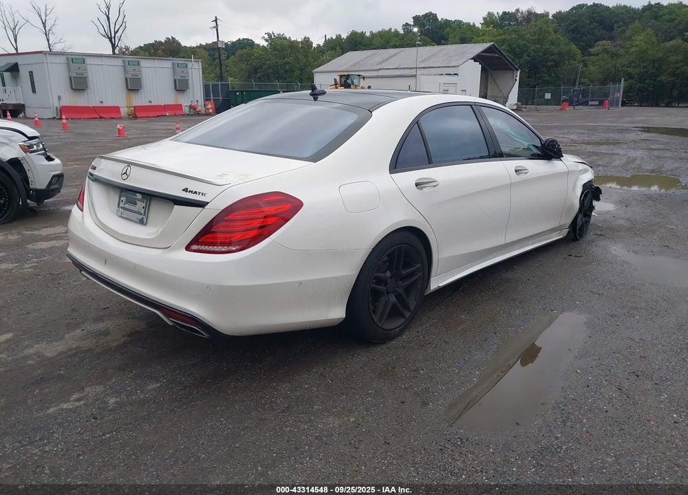 2015 MERCEDES-BENZ S CLASS VIN: WDDUG8FBXFA141624