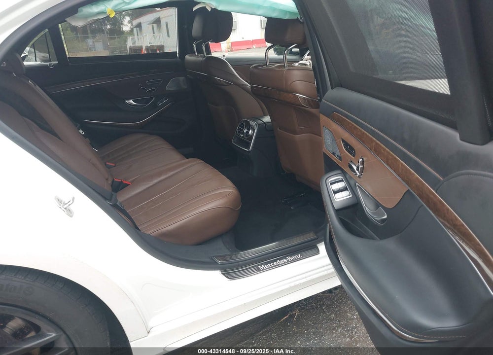 2015 MERCEDES-BENZ S CLASS VIN: WDDUG8FBXFA141624