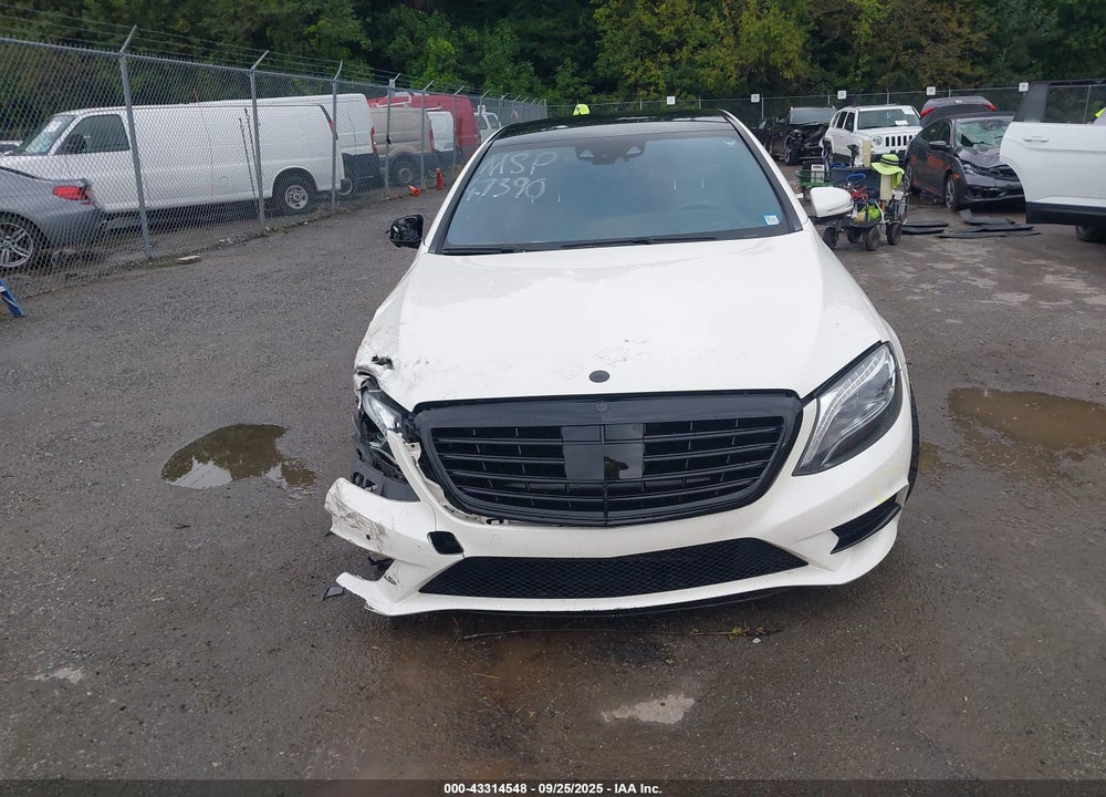 2015 MERCEDES-BENZ S CLASS VIN: WDDUG8FBXFA141624