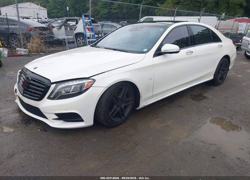 2015 MERCEDES-BENZ S CLASS VIN: WDDUG8FBXFA141624