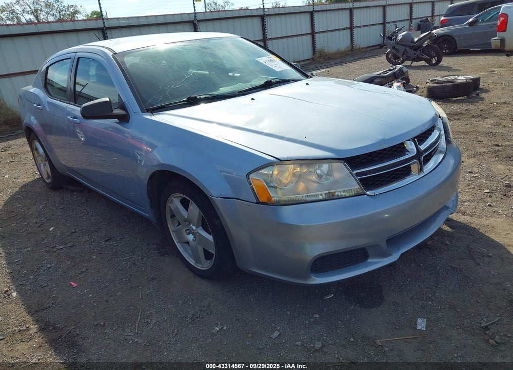 2013 DODGE AVENGER SE VIN: 1C3CDZAB4DN689446