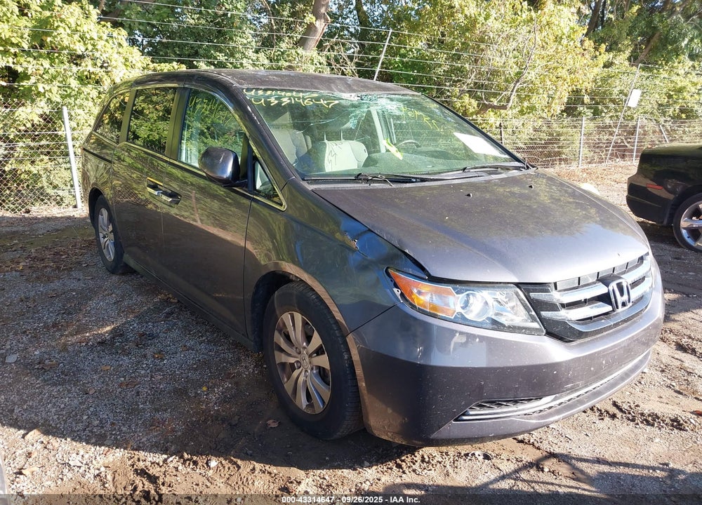 2016 HONDA ODYSSEY SE VIN: 5FNRL5H37GB143789