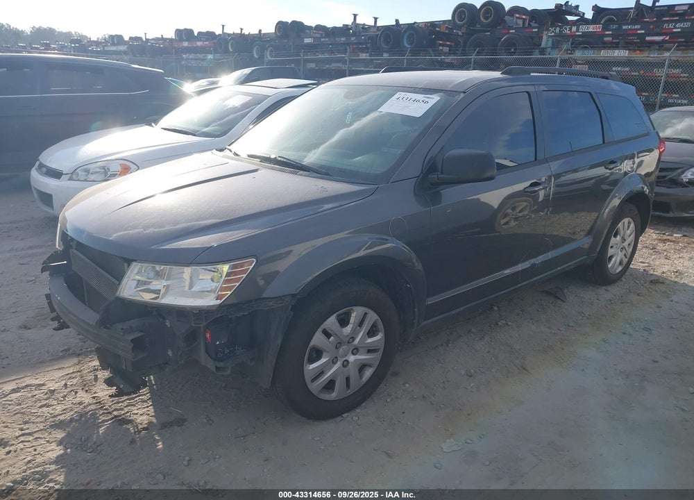 2016 DODGE JOURNEY SE VIN: 3C4PDCAB5GT231557