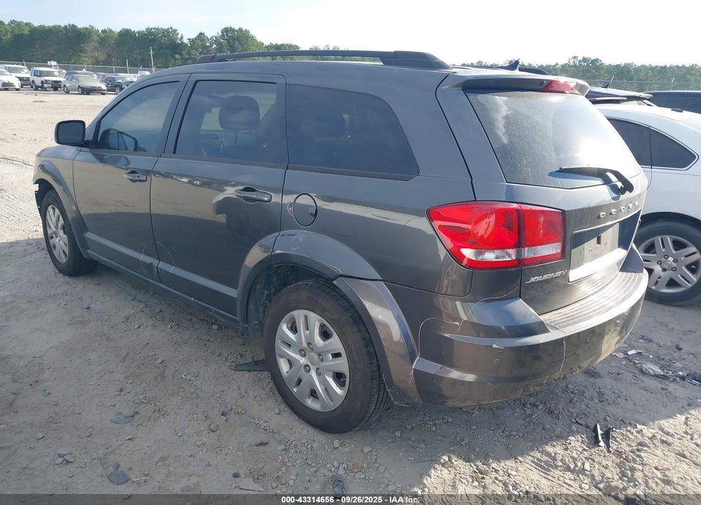 2016 DODGE JOURNEY SE VIN: 3C4PDCAB5GT231557