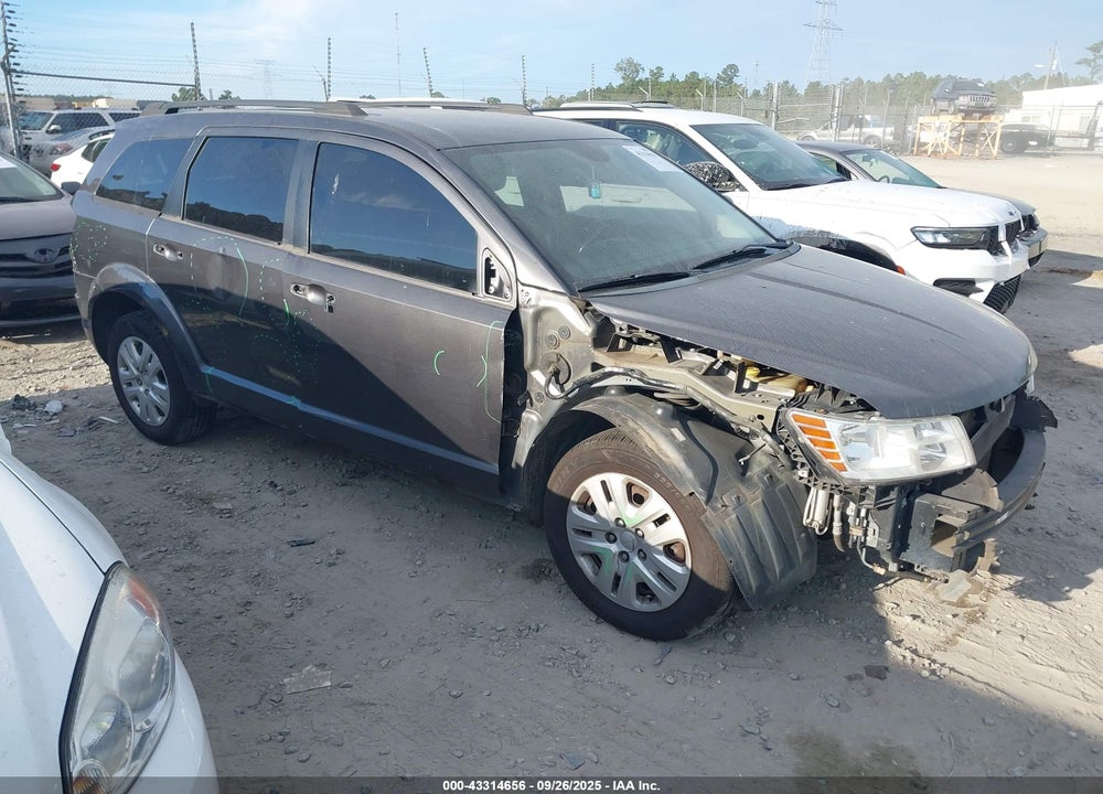 2016 DODGE JOURNEY SE VIN: 3C4PDCAB5GT231557