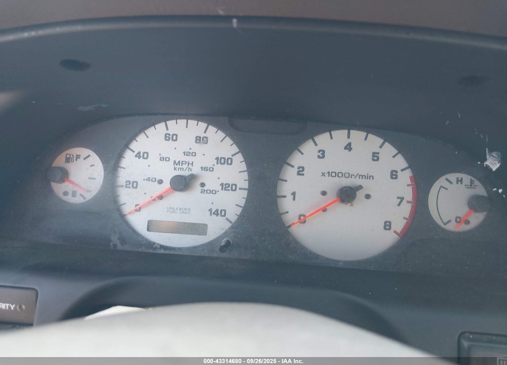 2000 NISSAN ALTIMA GLE/GXE/SE VIN: 1N4DL01A0YC163568