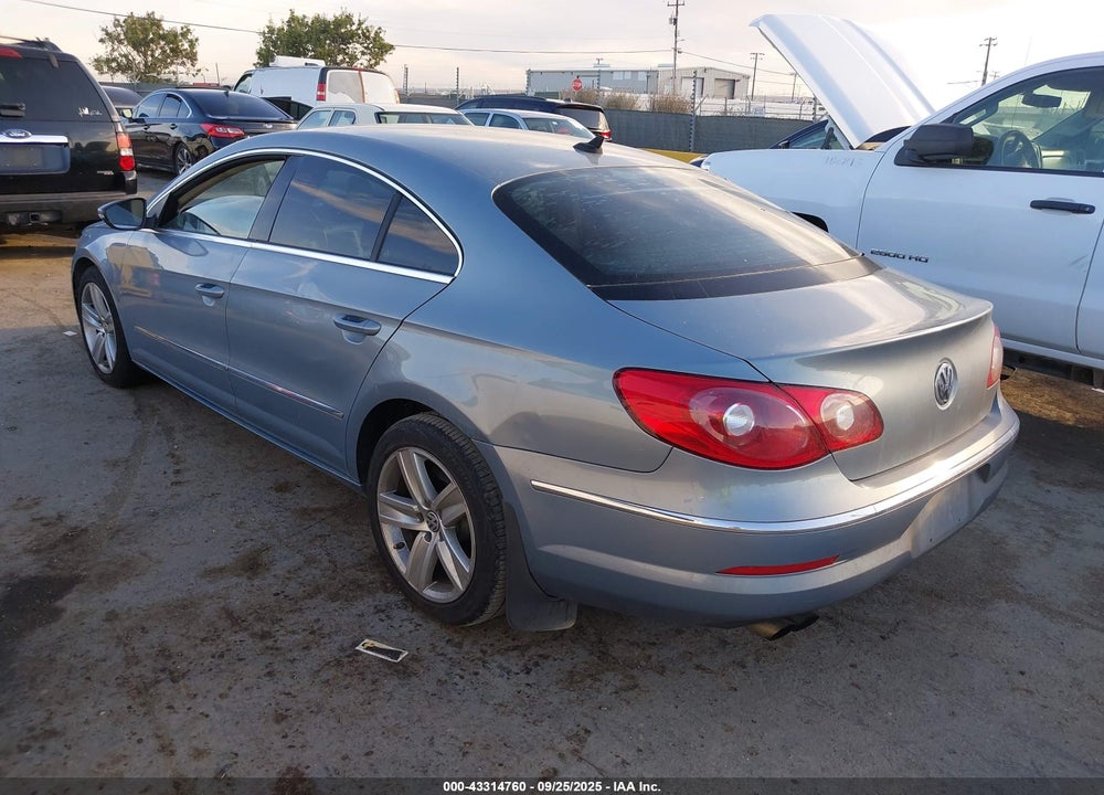 2010 VOLKSWAGEN CC SPORT VIN: WVWMP7AN7AE536383