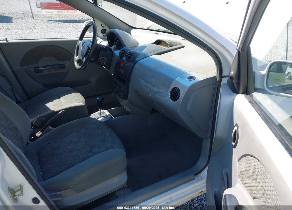 2005 CHEVROLET AVEO LS VIN: KL1TD62645B300987