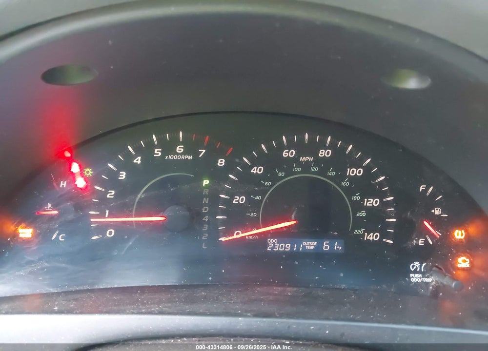 2007 TOYOTA CAMRY LE VIN: 4T1BE46K97U058732