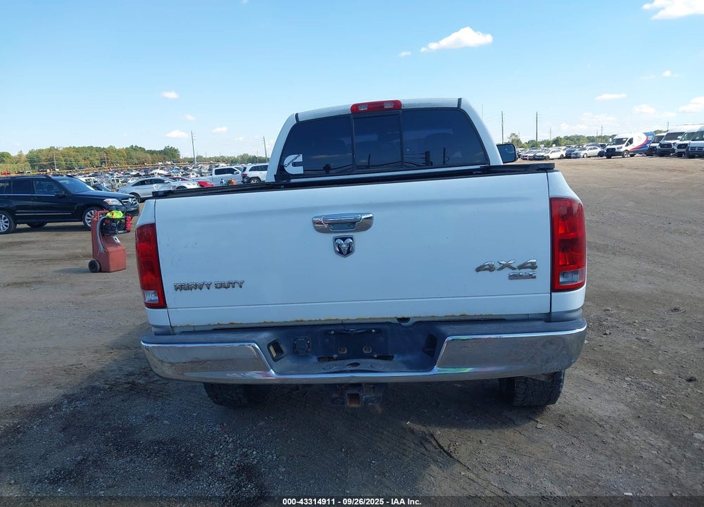 2005 DODGE RAM 2500 SLT/LARAMIE VIN: 3D7KS28C85G721205