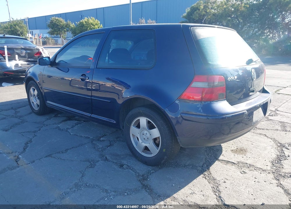 2001 VOLKSWAGEN GOLF GL VIN: 9BWBT61J514073410