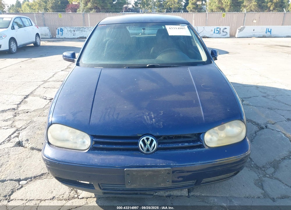 2001 VOLKSWAGEN GOLF GL VIN: 9BWBT61J514073410
