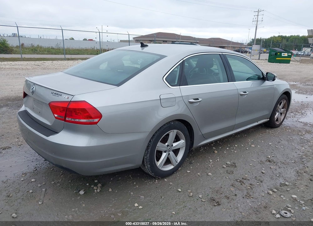 2014 VOLKSWAGEN PASSAT 1.8T WOLFSBURG EDITION VIN: 1VWAT7A31EC048963
