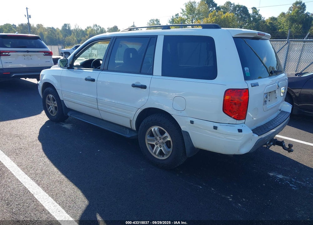 2003 HONDA PILOT EX-L VIN: 2HKYF186X3H574743