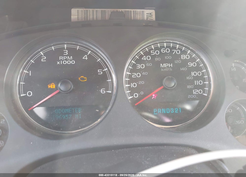2007 CHEVROLET TAHOE VIN: 1GNFC13047R406069