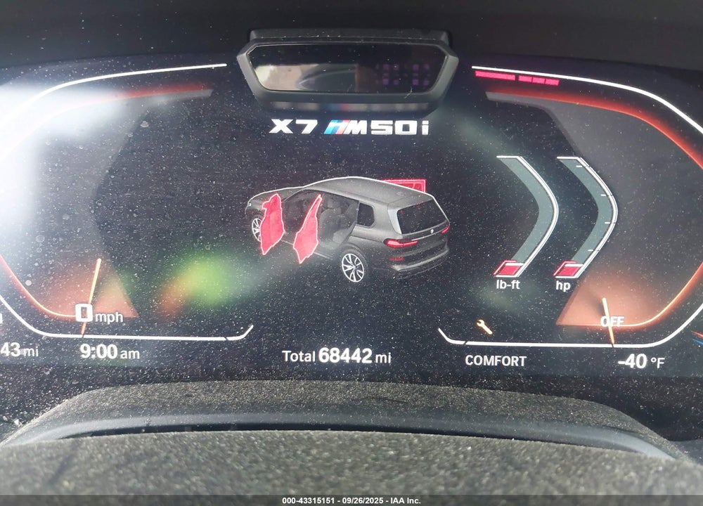 2021 BMW X7 VIN: 5UXCX6C09M9H46960