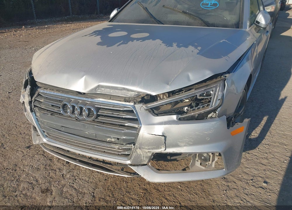2017 AUDI A4 2.0T PREMIUM VIN: WAUFNAF42HA158645