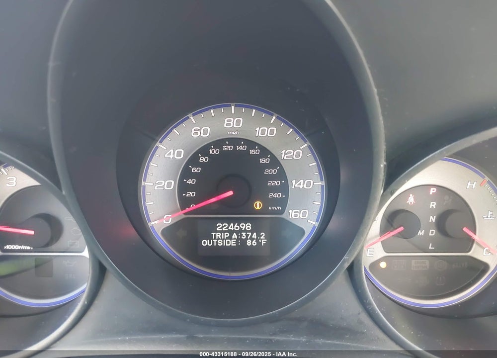 2007 ACURA TL 3.2 VIN: 19UUA66237A019075