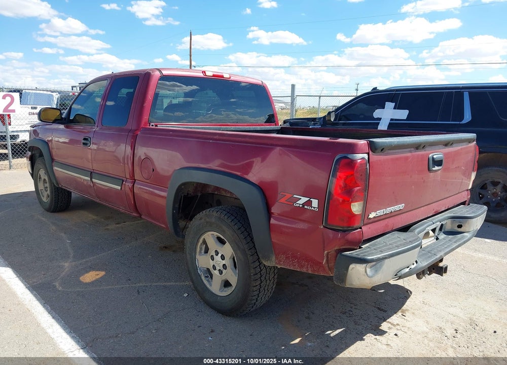 2006 CHEVROLET SILVERADO 1500 LT1 VIN: 1GCEK19B06E167108