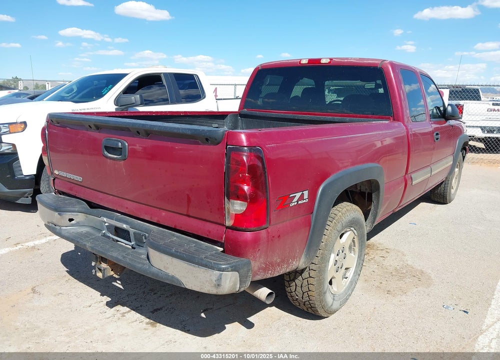 2006 CHEVROLET SILVERADO 1500 LT1 VIN: 1GCEK19B06E167108