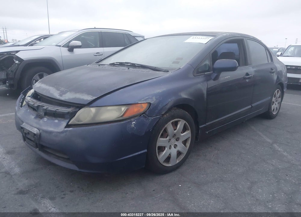 2008 HONDA CIVIC LX VIN: 1HGFA16538L061242
