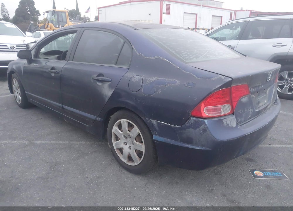 2008 HONDA CIVIC LX VIN: 1HGFA16538L061242