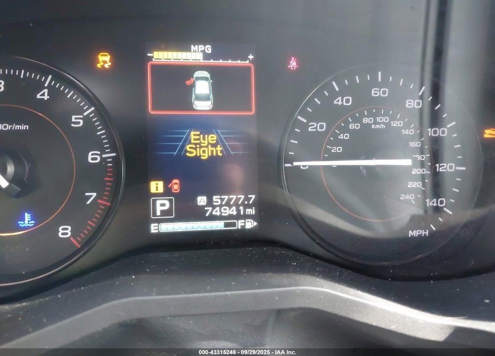 2019 SUBARU CROSSTREK 2.0I PREMIUM VIN: JF2GTAEC8KH273983