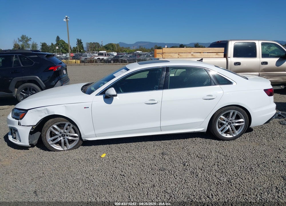 2024 AUDI A4 VIN: WAUEAAF46RN012881