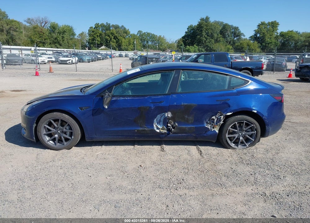 2022 TESLA MODEL 3 VIN: 5YJ3E1EB8NF190928