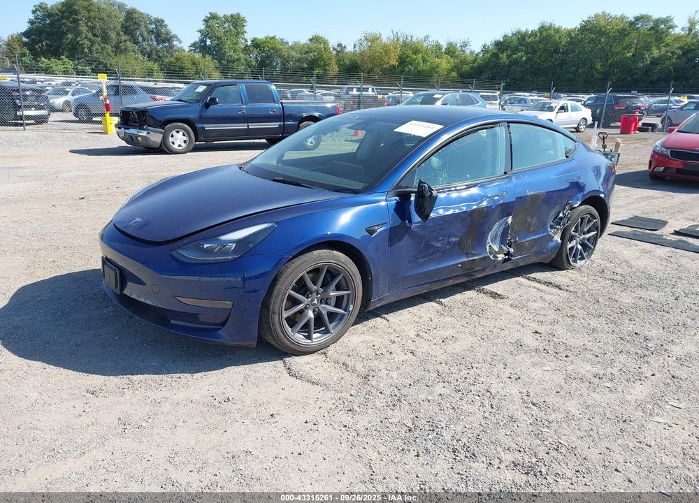 2022 TESLA MODEL 3 VIN: 5YJ3E1EB8NF190928